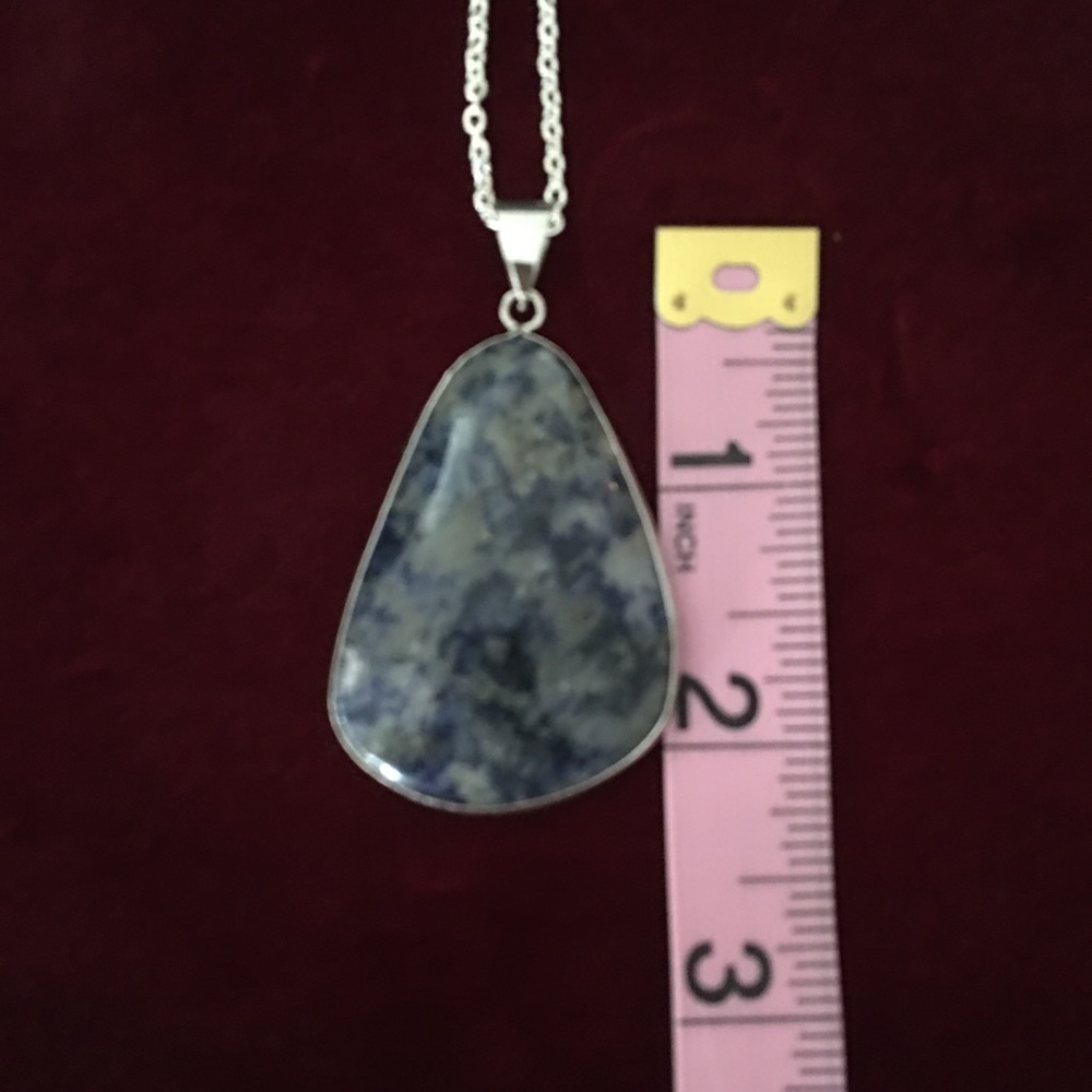 🩸Quartz with Azurite Necklace🩸 - Picture 5 of 6